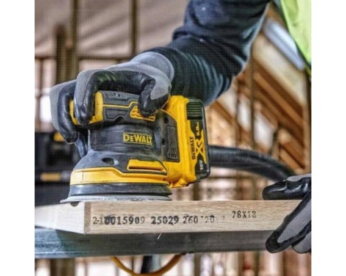 Виброшлифмашина эксцентриковая аккумуляторная DeWALT DCW 210 N бесщеточная, без АКБ и ЗУ [DCW210N-XJ]