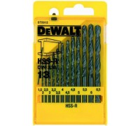 Набор сверл по металлу DeWALT HSS-R 13 шт. (1.5-6.5 мм ) DT5912-QZ DT5912-QZ