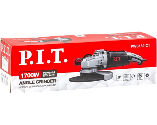 Угловая шлифмашина сетевая P.I.T. PWS180-C1 купить с доставкой и официальной гарантией