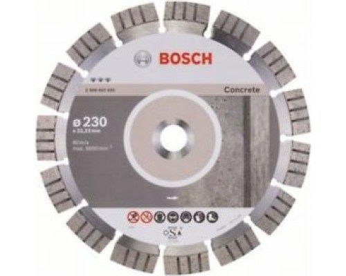 Алмазный диск для резки бетона BOSCH 230х22.2 мм Best for Concrete [2608602655]