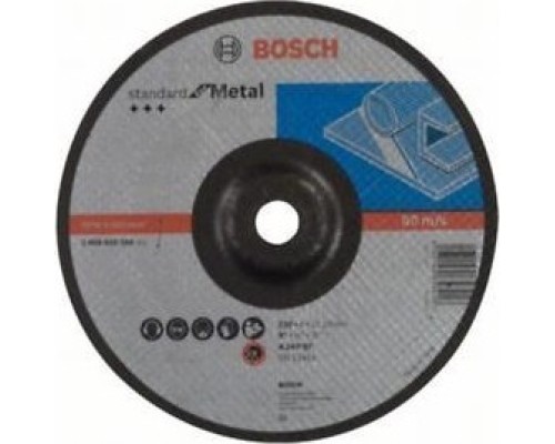 Шлифовальный круг по металлу BOSCH 230х6х22.2 мм A24P-BF Standart for Metal [2608603184]