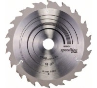 Пильный диск по дереву BOSCH 160х18х20 SPEEDLINE WOOD 2608640787