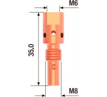 Адаптер  контактного наконечника FUBAG  M6х35 мм (2шт) [FB.TA.M6.35]