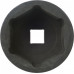 Ударная головка шестигранная 1 1/2" KING TONY 9535C5M 125 мм