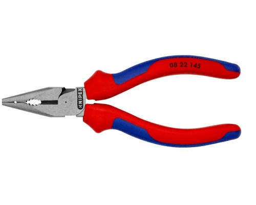 Плоскогубцы KNIPEX KN-0822145SB комбинированные остроконечные с удлиненными губкам