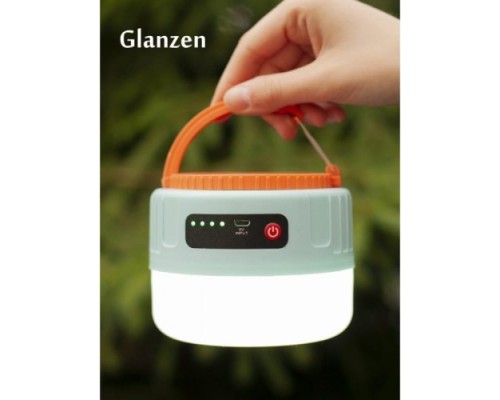 Фонарь кемпинговый GLANZEN CFL-0200-T05 светодиодный аккумуляторный USB