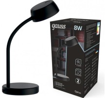 Светильник настольный GAUSS GT6012 qplus 8w 600lm 4000k 170-265v черный диммируемый l