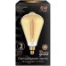 Лампа светодиодная GAUSS ST164 filament 6w 890lm 2700к е27 golden straight led [157802118]