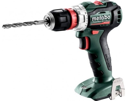 Аккумуляторный шуруповерт METABO PowerMaxx BS 12 BL Quick бесщеточная, без АКБ и ЗУ, Metaloc [601039840]