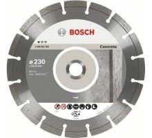 Алмазный диск для резки бетона BOSCH 230х22.2 мм Standard for Concrete 2608602200