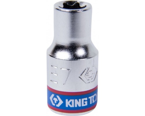 Головка торцевая Е-Стандарт KING TONY Е7 1/4