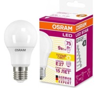 Лампа светодиодная Osram LED Star A 75 8.5вт 2700к e27 806лм 4052899971554