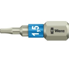 Бита для заворачивания, нержавеющая сталь WERA 3840/1 TS 1,5 мм, 25 мм WE-071070 [WE-071070]