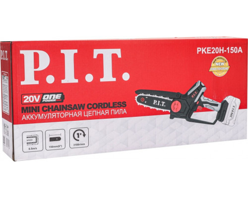 Пила цепная аккумуляторная P.I.T. PKE20H-150A Solo