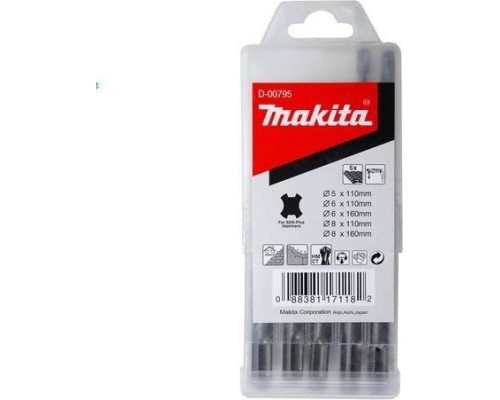 Набор буров SDS-Plus MAKITA 5 предметов D-00795