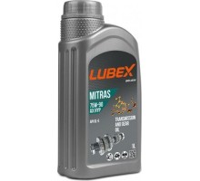 Масло трансмиссионное Lubex MITRAS AX HYP 75W90 GL-5 1 л. полусинтетическое [L020-0881-1201]