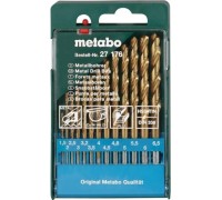 Набор сверл по металлу METABO HSS-TiN 13 шт. (1.5-6.5 мм) 627176000 627176000