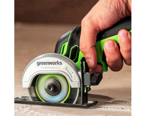 Угловая шлифмашина аккумуляторная GREENWORKS GD24UCS 3 402 007 без АКБ и ЗУ [3402007]