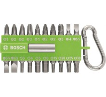 Набор бит BOSCH Набор 20 бит + держатель с карабином светло-зеленый 2607002823