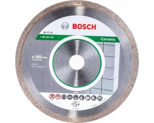 Алмазный диск для резки керамики BOSCH 180-22,23 мм Standard for Ceramic [2608602204]