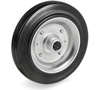 Колесо из черной резины TELLURE ROTA 533108 серия 53, d-250 мм, ось 25 мм  8007554028391