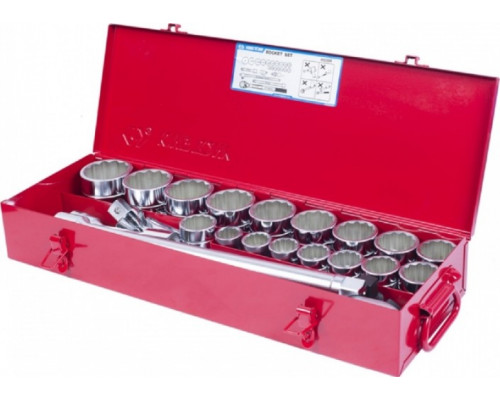 Набор головок 3/4" KING TONY 6023SR, 23 предмета
