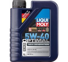 Масло моторное LIQUI MOLY SAE  5W40 Optimal New Generation 1 л 39032 синтетическое [39032]