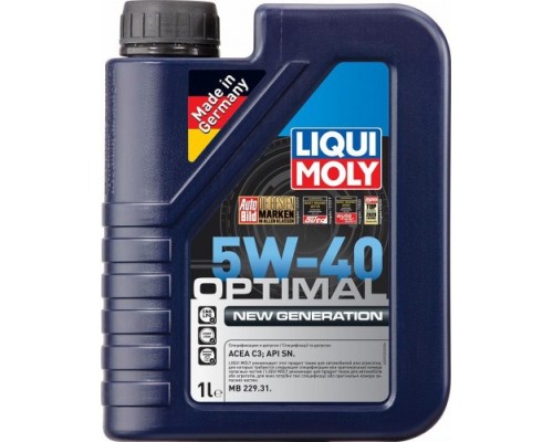 Масло моторное LIQUI-MOLY SAE 5W40 Optimal New Generation 1 л 39032 синтетическое [39032]