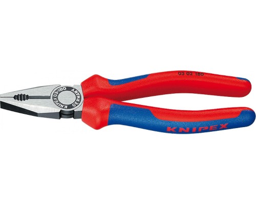 Плоскогубцы KNIPEX 0302180SB 180 мм комбинированные [KN-0302180SB]