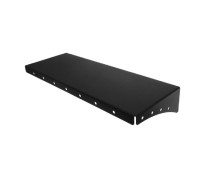 Полка для хранения EMBODIMENT EMB-TB-SH-400x150-B металлическая, настенная, черная