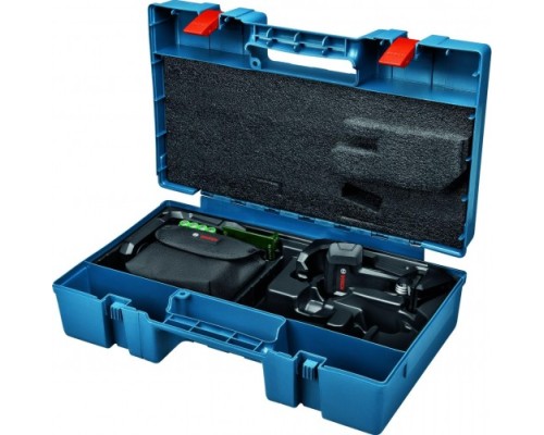 Лазерный уровень BOSCH GLL 2-15 G + LB 10 + DK 10 + кейс [0601063W02]