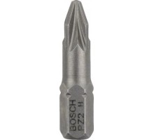 Бита для заворачивания BOSCH Extra Hard 25 мм PZ2 100шт [2607001561]