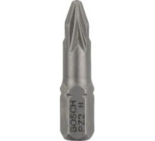 Бита для заворачивания BOSCH Extra Hard 25 мм PZ2 100шт 2607001561