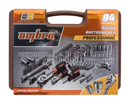 Набор инструментов OMBRA OMT94S12 1/4 Набор инструментов OMBRA OMT94S12 1/4