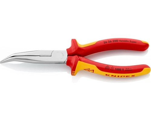 Длинногубцы KNIPEX 2626200SB 200 мм [KN-2626200SB]