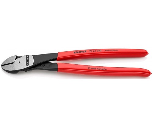 Бокорезы KNIPEX KN-7421250 особо мощные, губки 12°, 250 мм, обливные ручки