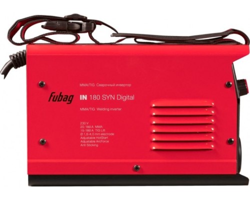 Сварочный инвертор FUBAG IN 180 SYN Digital [41387]