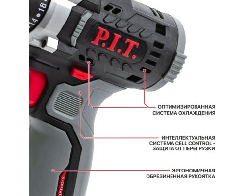 Дрель-шуруповерт аккумуляторная P.I.T. PBM12K-10A X-driver Solo купить с доставкой и официальной гарантией