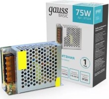 Блок питания GAUSS BT504 basic 12v 75w ip20