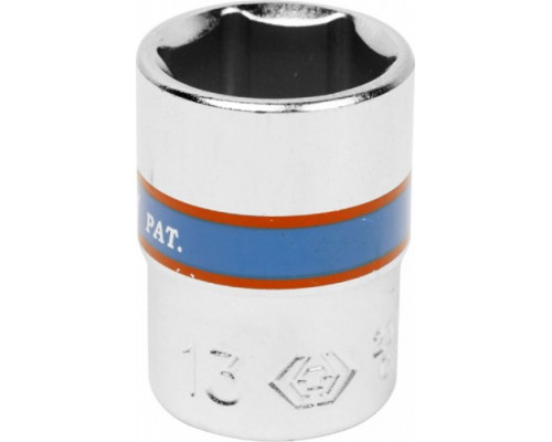 Головка шестигранная 13 мм с посадкой 1/4" KING TONY 233513M