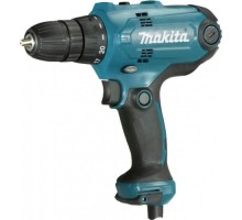 Шуруповерт сетевой MAKITA DF0300X3 + набор бит 10 шт. d-65028