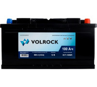 Аккумулятор VOLROCK 6СТ-100NR (О.П.) 800А (353х175х190) конус 4673770940065