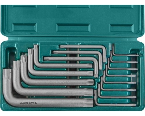 Набор ключей TORX JONNESWAY H0816S Т6-70, 16 предметов [047405]