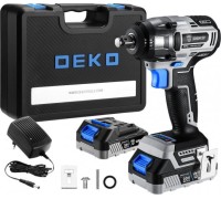 Гайковерт аккумуляторный DEKO DKIS20 2*3.0Ah бесщеточный в кейсе, 20в 063-4033