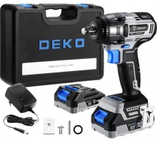 Гайковерт аккумуляторный DEKO DKIS20 2*3.0Ah бесщеточный в кейсе, 20в 063-4033