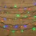 Гирлянда NEON-NIGHT ТВИНКЛ 15м темно-зеленый ПВХ, 120 LED мультиколор [303-059]