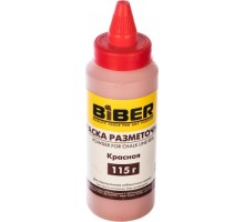 Краска разметочная Biber 43 201 порошковая, красная (0,115кг) тов-048258