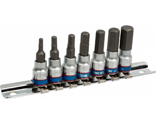 Набор головок 1/4" KING TONY 2127PR, 7 предметов