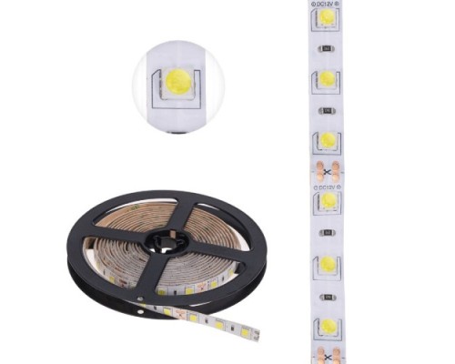 Лента светодиодная LAMPER  141-2029 12В, SMD5050, 14,4Bт/м, 60 LED/м, 6500K, 10мм, 3м,