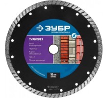 Алмазный диск универсальный ЗУБР 180х22.2 мм ТУРБОРЕЗ 36613-180_z01